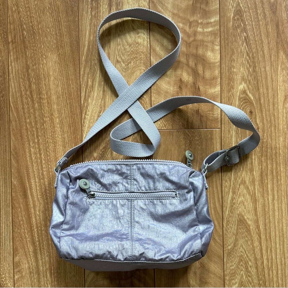 Metallic Purple Kipling bag - Picture 3 of 7